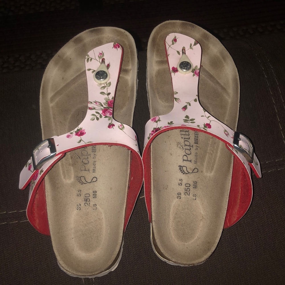 Floral Papillio Birkenstock’s